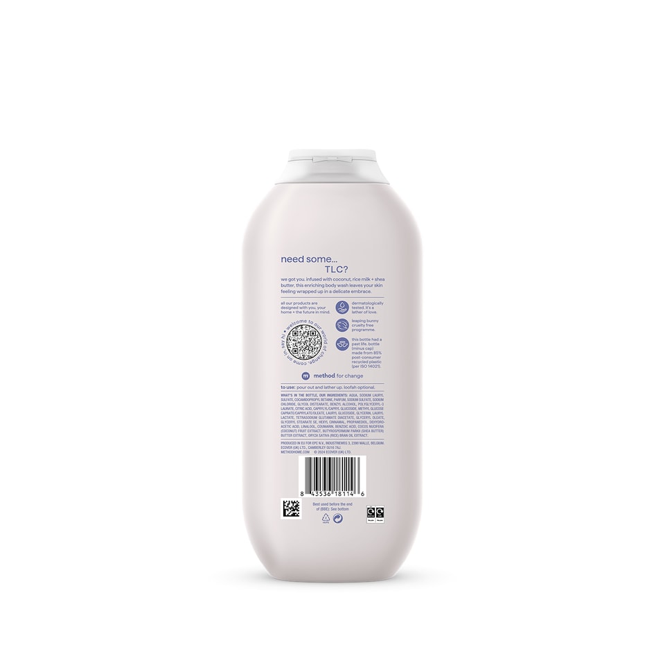 image 1 of method body wash simply nourish 532ml