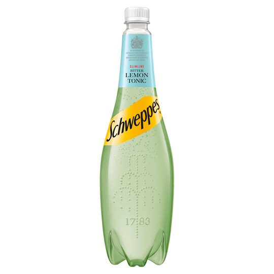 Schweppes Slimline Bitter Lemon 1 Litre Tesco Groceries