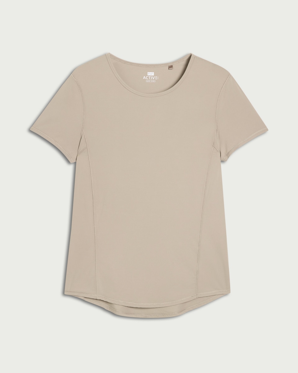 image 1 of F&F Active ULTRAMOVE Short Sleeved T-Shirt in Neutral