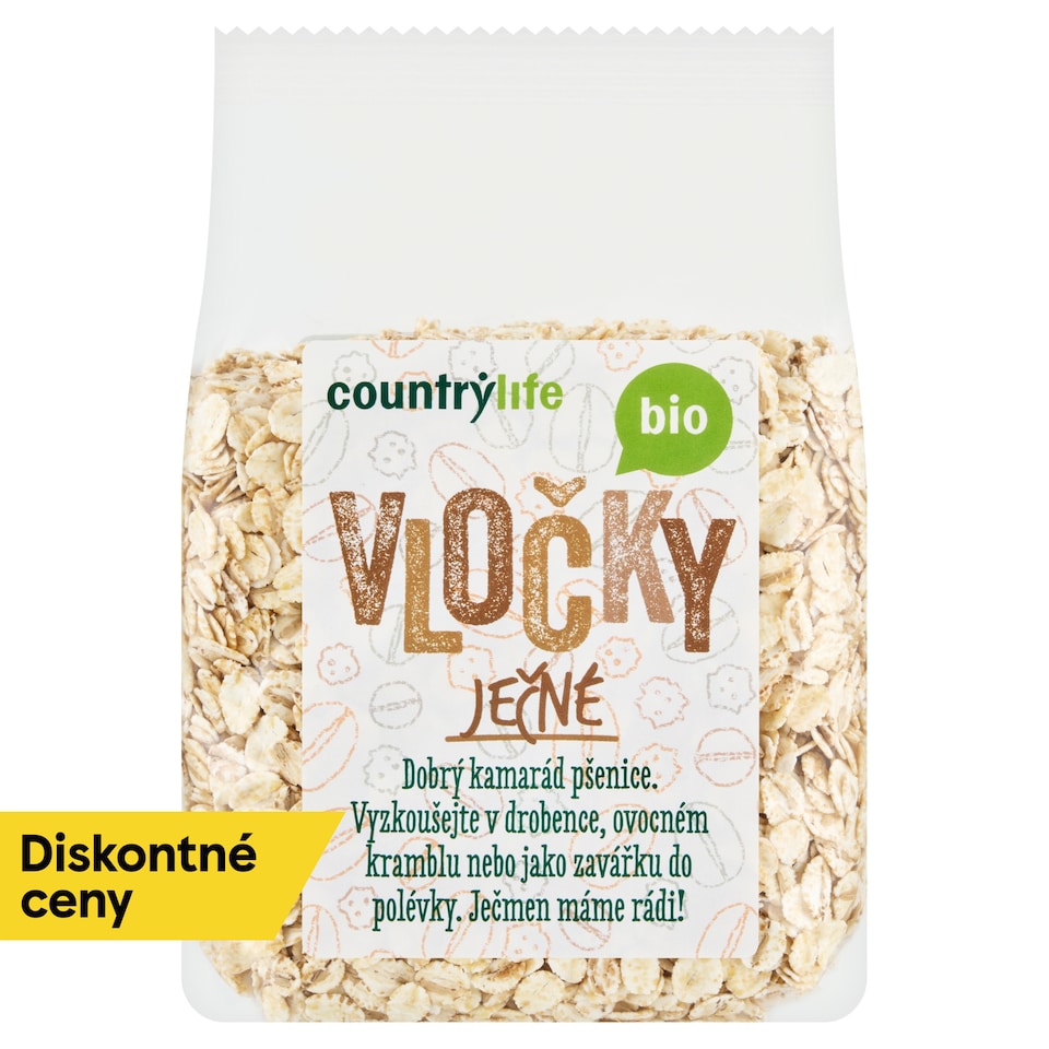 image 1 of Country Life Organic Barley Flakes 250 g