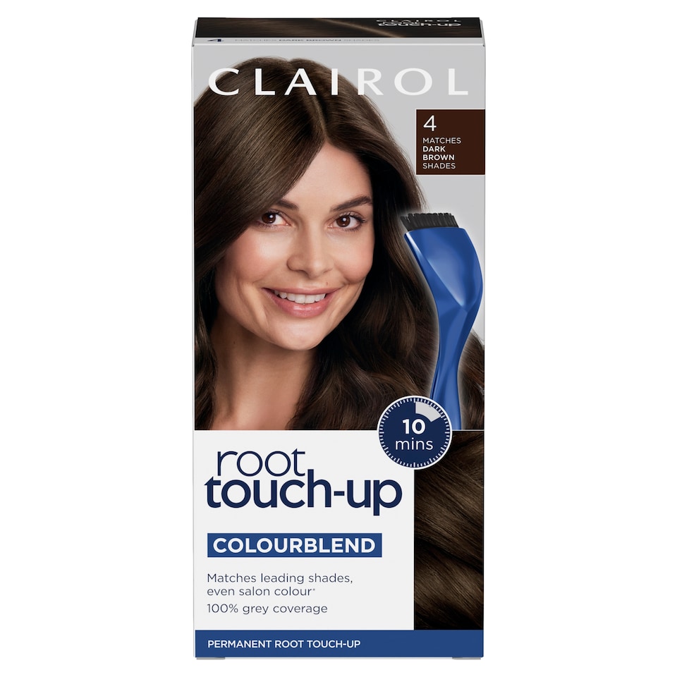 image 1 of Clairol Root Touch-Up Permanent Hair Dye - Dark Brown 4