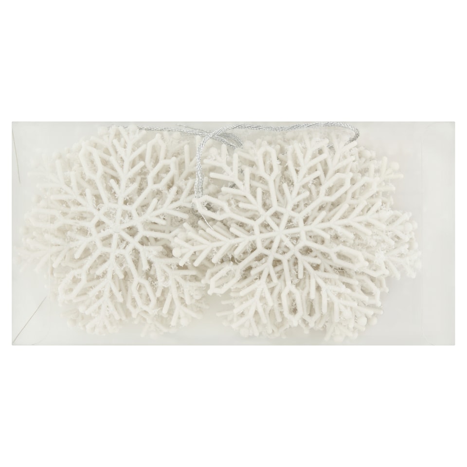 Snowflakes White Set 7 cm