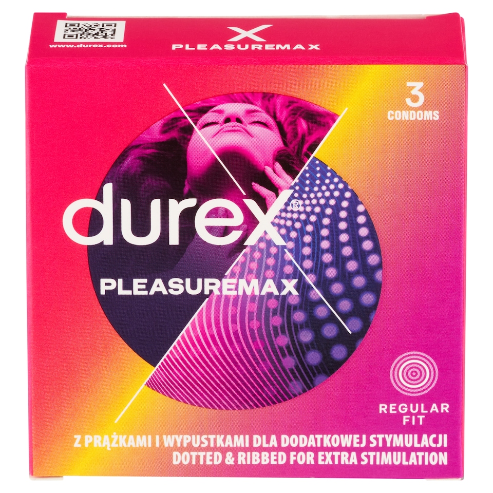 image 1 of Durex Pleasuremax Condoms 3 pcs