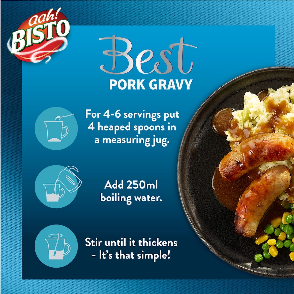 image 1 of Bisto Best Pork Gravy Granules 230g