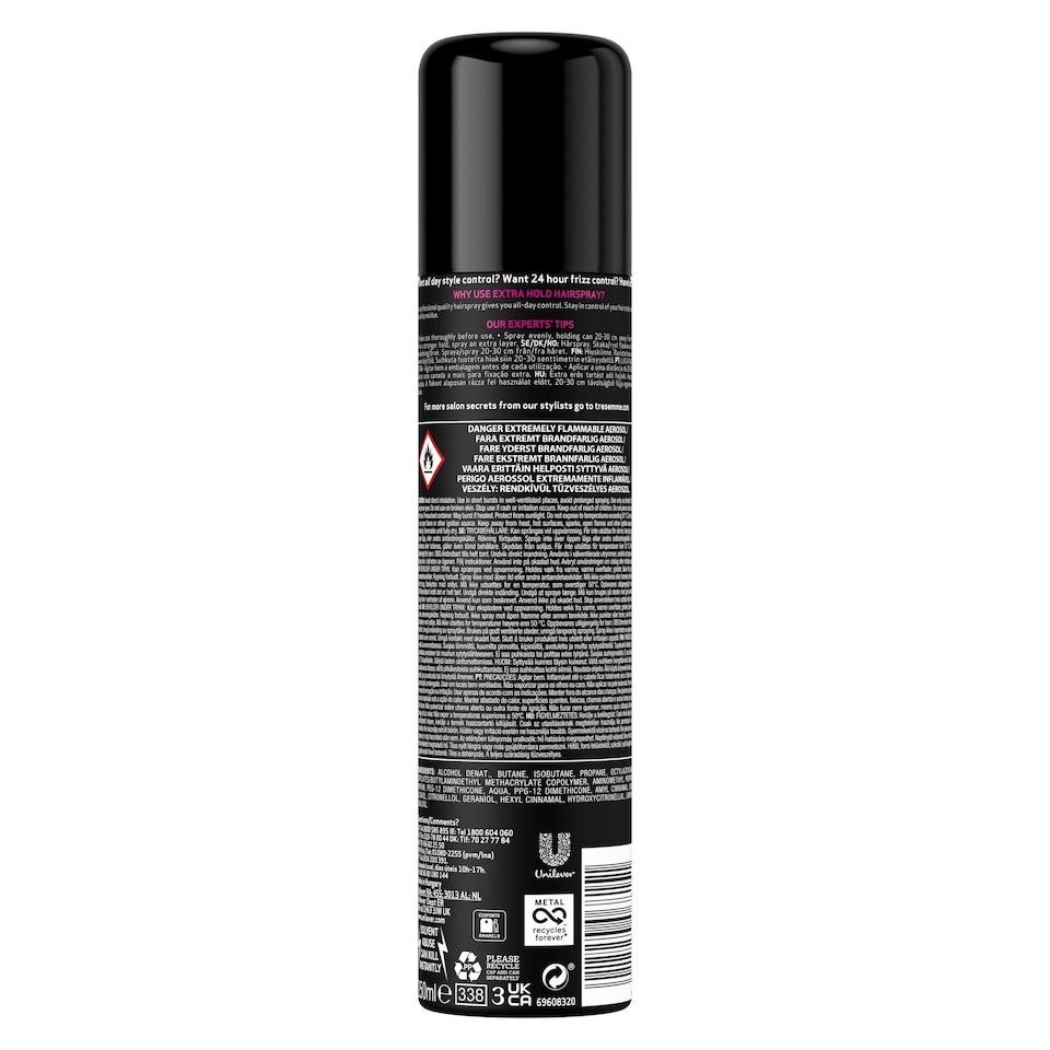 image 1 of TRESemme Extra Hold Hairspray 250ml