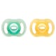 image 1 of TOMMEE TIPPEE ULTRA LIGHT NIGHT GLOW ORTHODONTIC SILICONE 0-6M 2 SOOTHERS