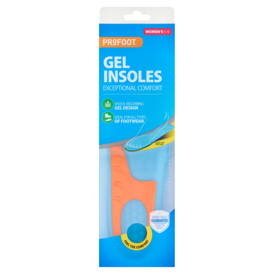 Profoot Gel Insoles Women's 5-9 One Pair