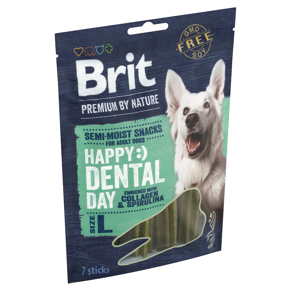 obrázok 1 z Brit Premium by Nature Zubná tyčinka L s kolagénom a spirulinou 250 g