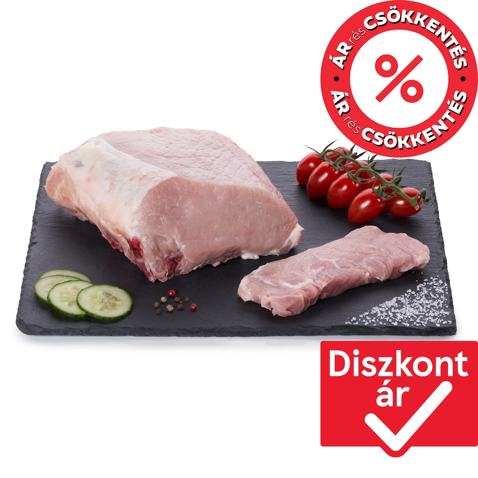 Tesco csontos sertés karaj   1. kép