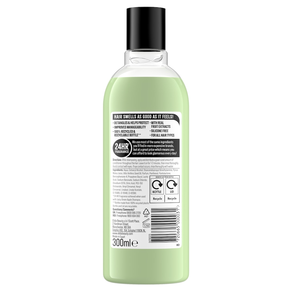 image 1 of Alberto Balsam Juicy Green Apple Conditioner 300Ml