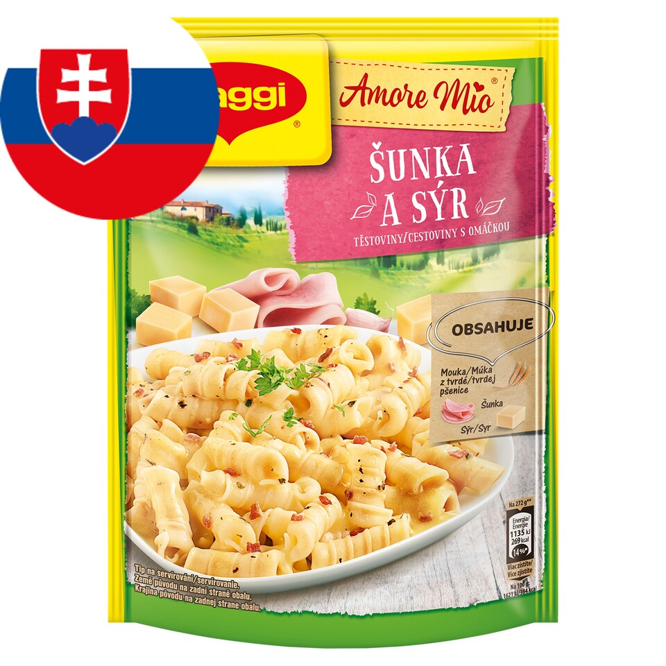MAGGI AMORE MIO Šunka a Syr 140 g
