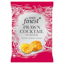 Tesco Finest Prawn Cocktail Handcooked Crisps 150g