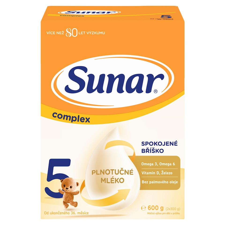 obrázok 1 z Sunar Complex 5 detské mlieko 600 g