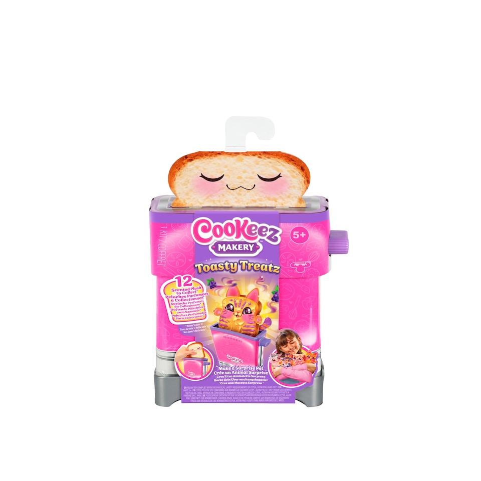 image 1 of Cookeez Makery Toasty Treatz Toaster Surprise Pet Playset