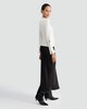 image 2 of F&F Ribbed Long Sleeved Button Accent Top in Cream