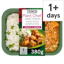 Tesco Plant Chef Sweet Potato Katsu Style Curry 380G