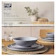 image 1 of F&F Home Rayo Blue Dinner Set 12 pcs