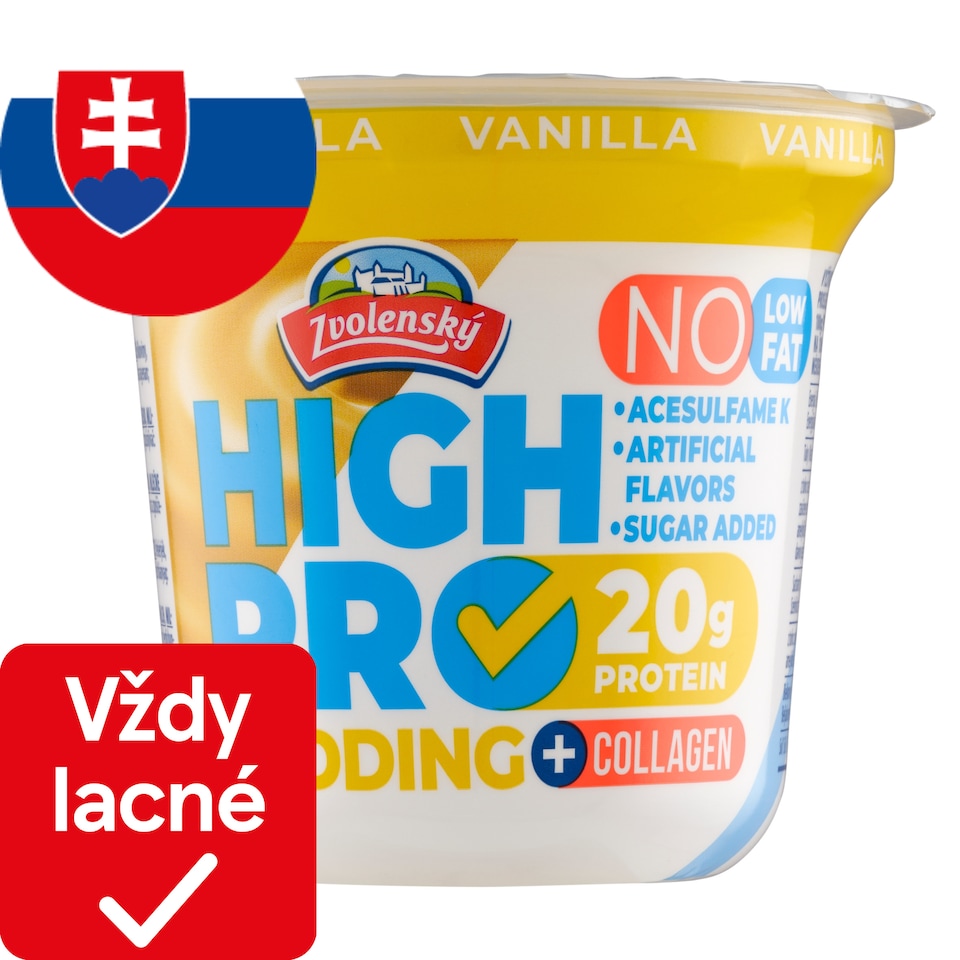 obrázok 1 z Zvolenský High Pro proteínový puding s príchuťou vanilky 200 g