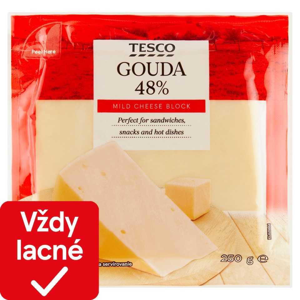 Tesco Gouda 48% 250 g