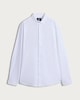 image 4 of F&F Regular Fit Stretch Button Down Collar Formal Shirt in White