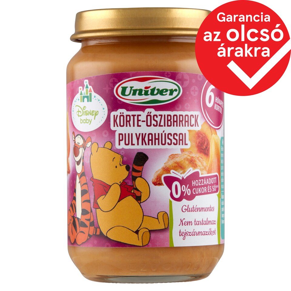 Univer Pear-Peach with Turkey Baby Food 6+ Months 163 g