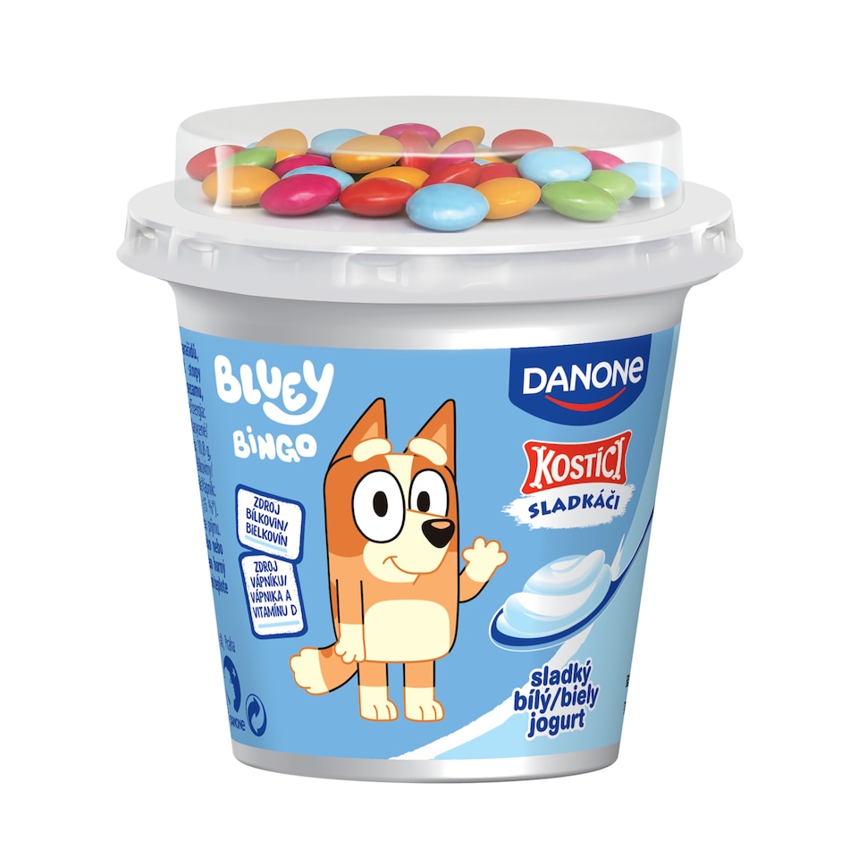 KOSTÍCI Sladkáči (sweetened yogurt and chocolate dragees) 109g