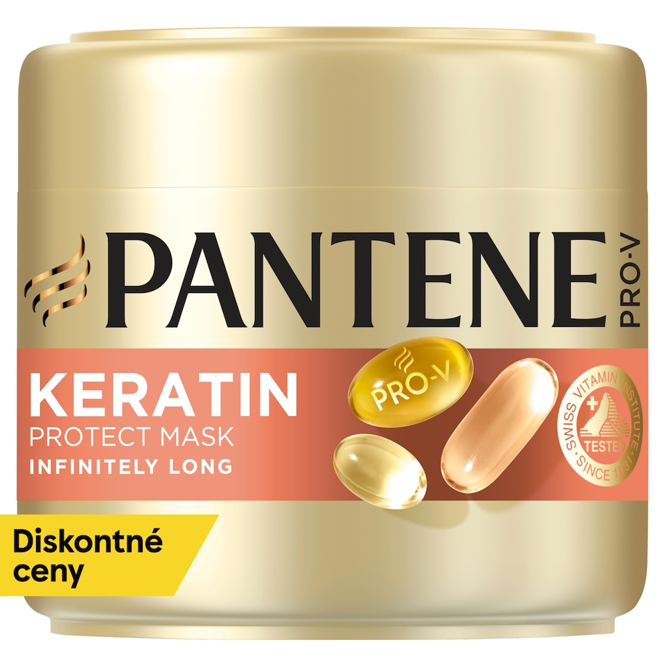 image 1 of Pantene Pro-V Inifnitely Long Keratin Protect Mask 300ml for Long, Weak Hair