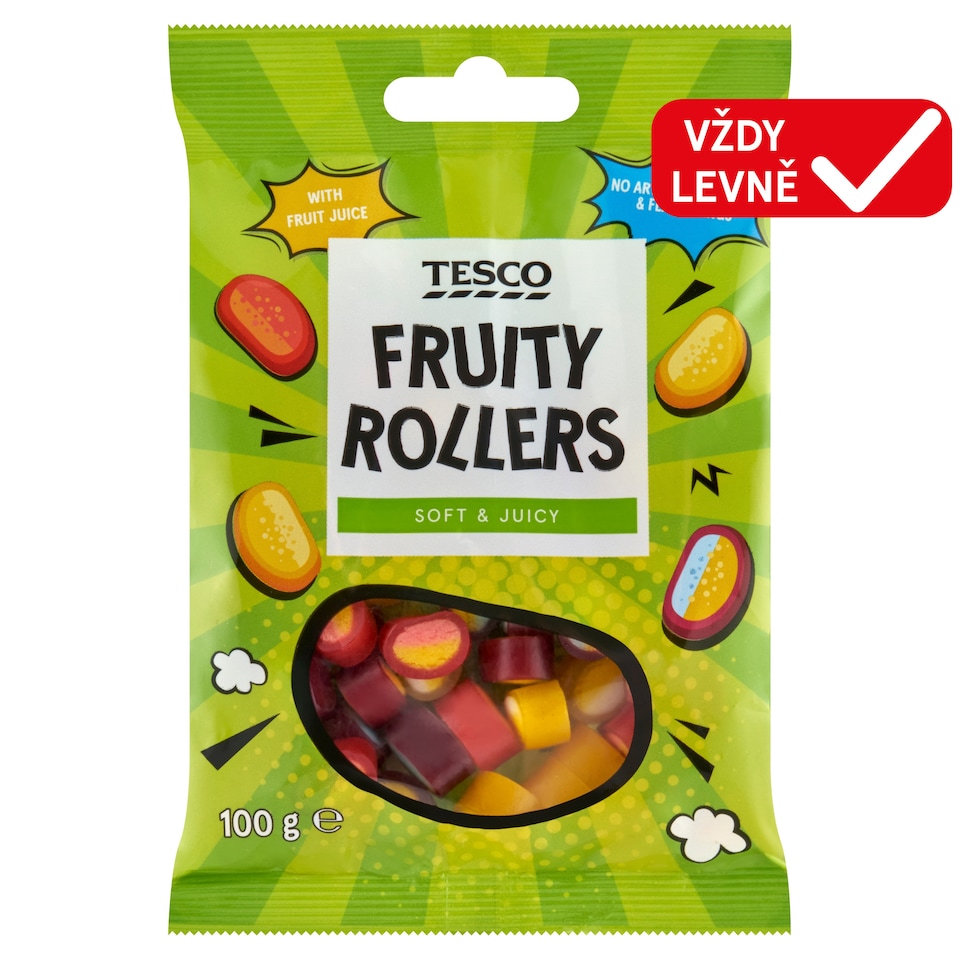 Tesco Želé s ovocnými příchutěmi 100g
