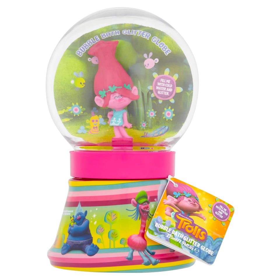 Trolls Glitter Globe Bub Bath 235ml