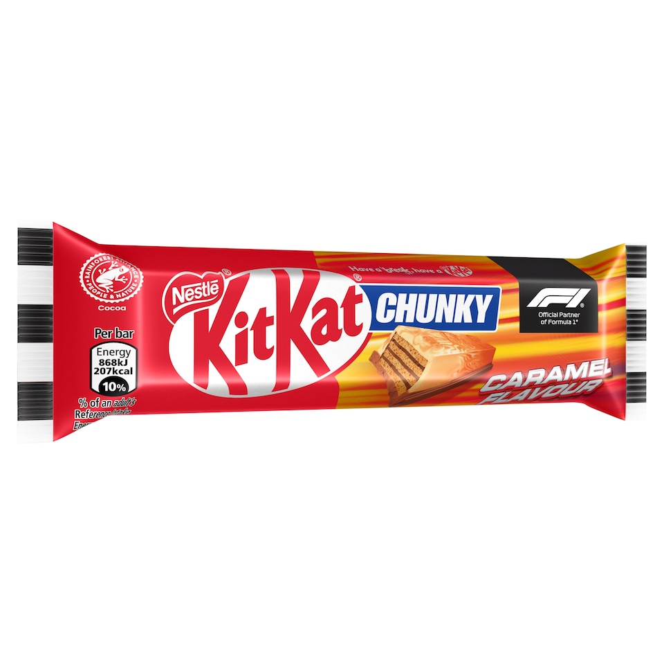 image 1 of KITKAT Chunky Caramel Flavour Milk Chocolate Bar F1 40g