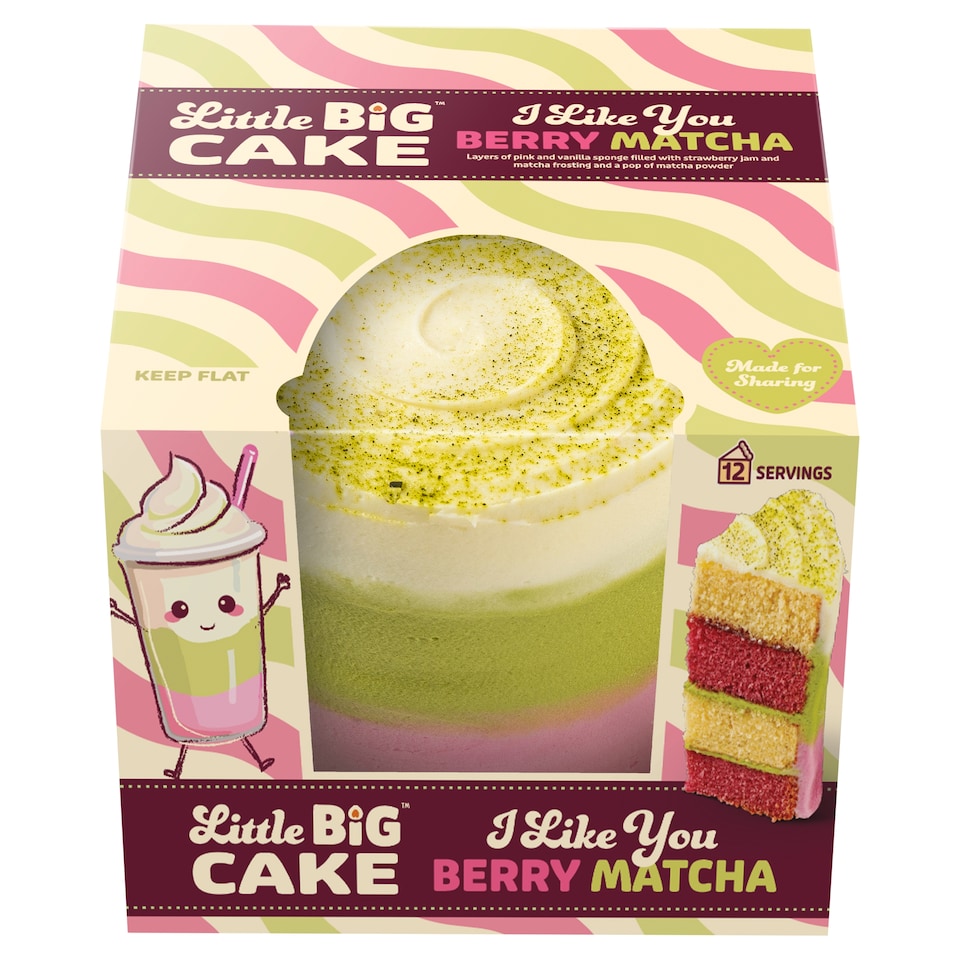 image 1 of Little Big Cake Berry Matcha
