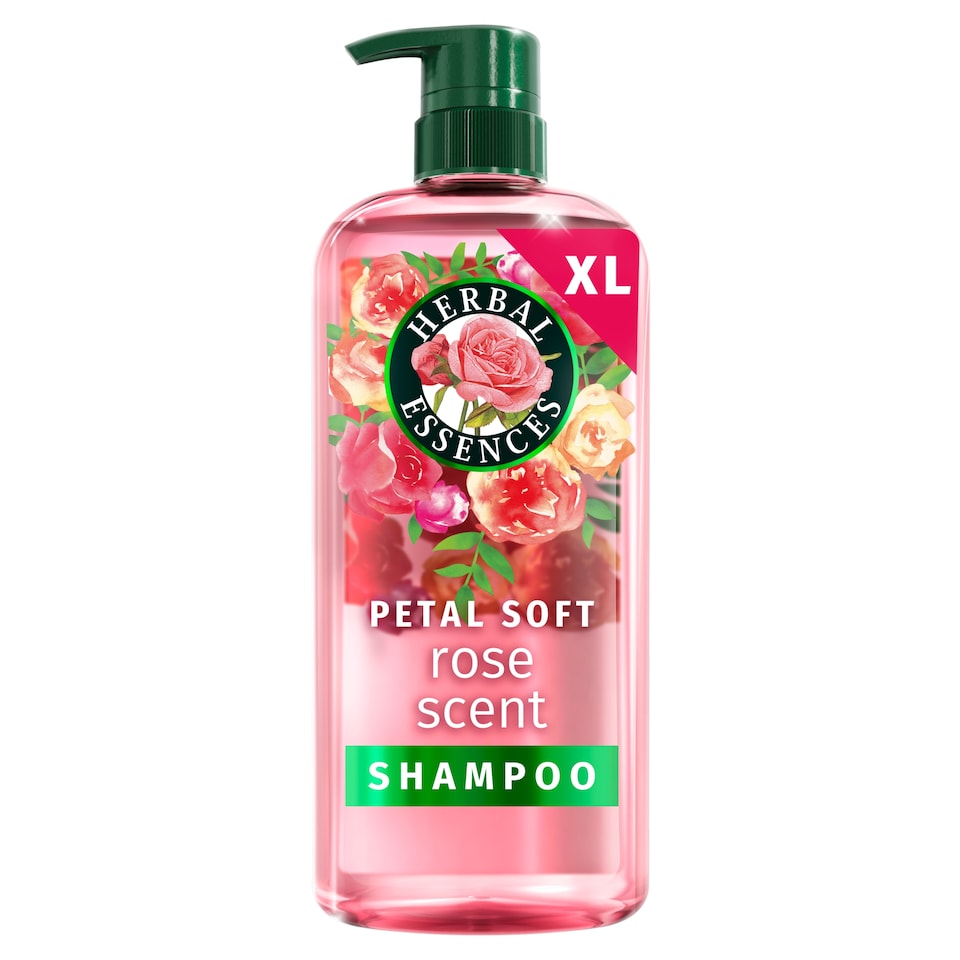 Herbal Essences Rose Scent Petal Soft Šampon pro hedvábně hebké vlasy s vůní růží, 650 ml