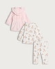 image 2 of Disney Bambi 3-Piece Robe and Pyjama Set in White