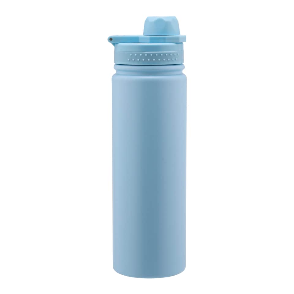 Tesco Blue Dual Water Bottle 650ml