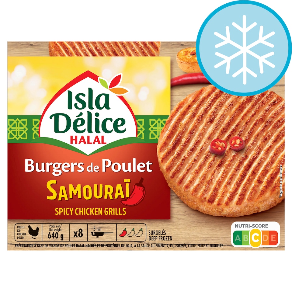 Isla Delice Halal Spicy Chicken Grills 640g