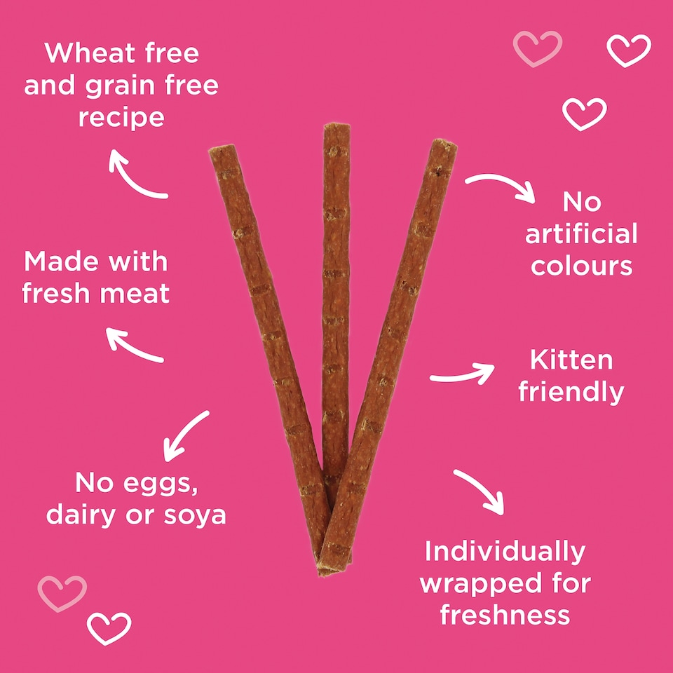 image 1 of Webbox Cat Sticks Salmon Treats 6 Sticks