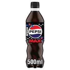Pepsi Max No Sugar Cola Bottle 500ml