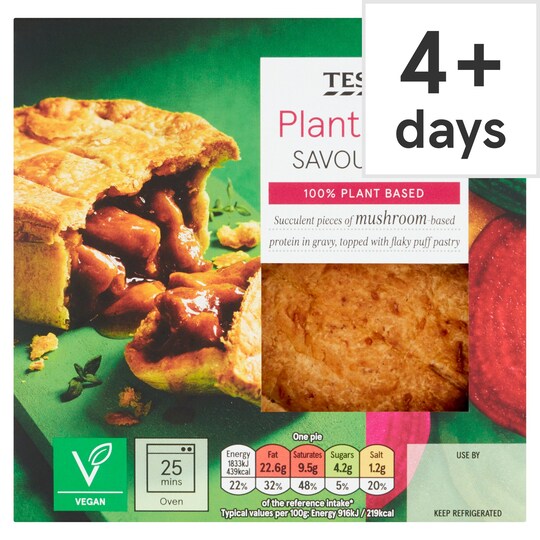 Tesco Plant Chef Savoury Pie 200G Tesco Groceries