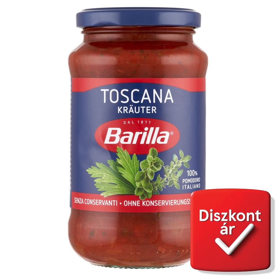 Barilla Toscana paradicsomszósz fűszernövényekkel 400 g