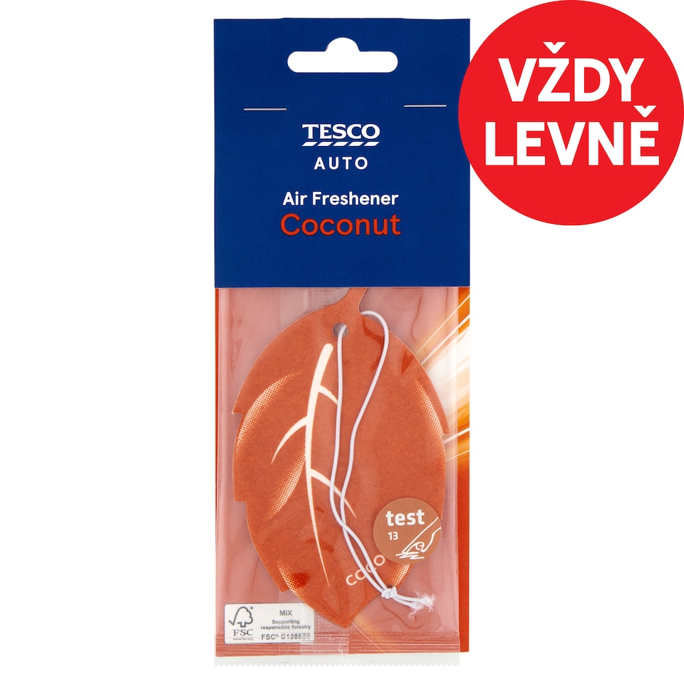 Tesco Auto Osvěžovač vzduchu vůně kokos 1 ks