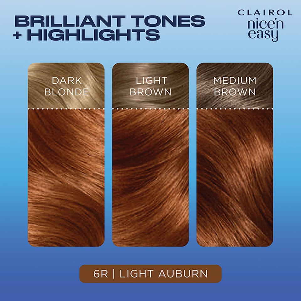 image 1 of Clairol Nice ‘N Easy Permanent Light Auburn 6R. Hair Dye
