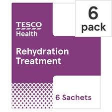 Tesco Blackcurrant Oral Rehydration Salts Sachets 6s