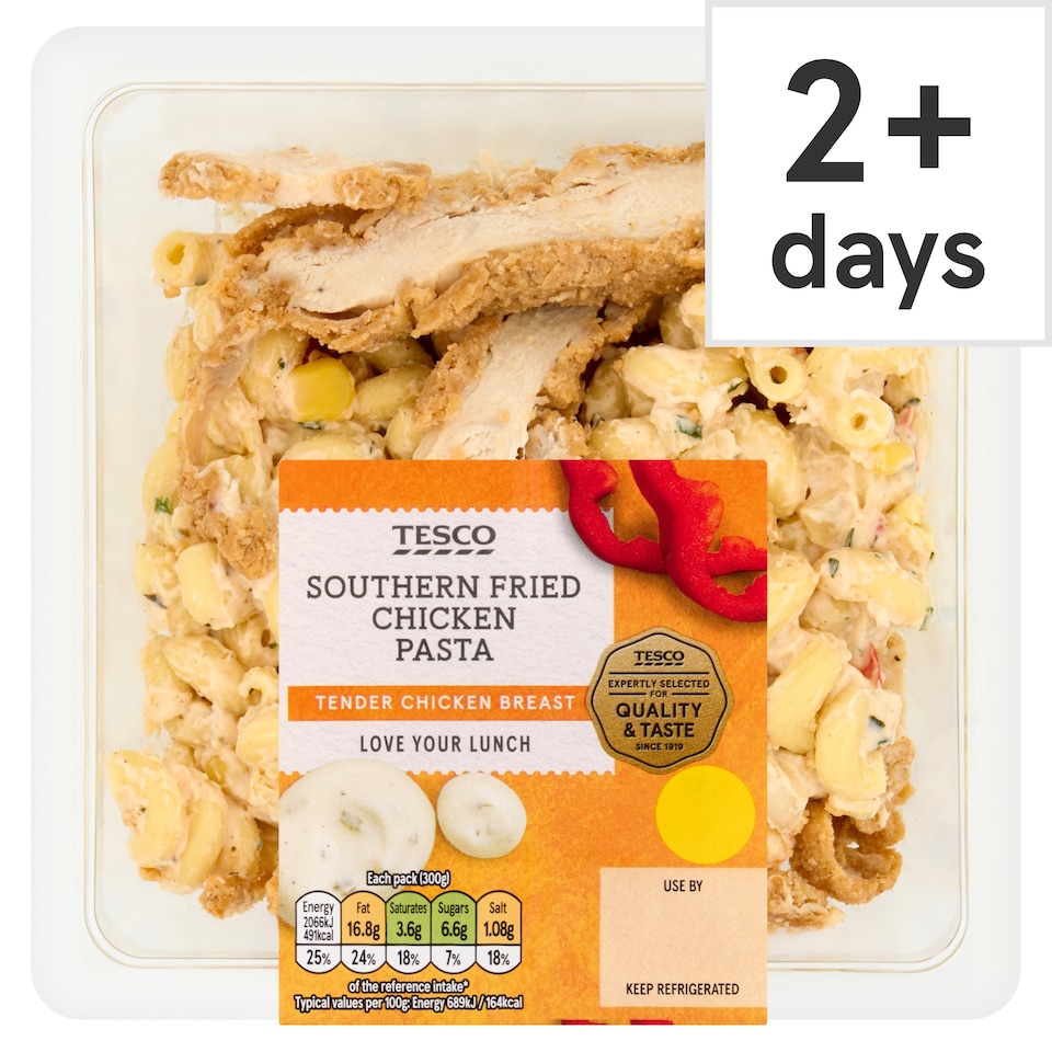 Tesco Southern Fried Chicken Pasta 300G