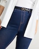 image 3 of F&F Skinny Fit High Waisted Jeggings in Navy