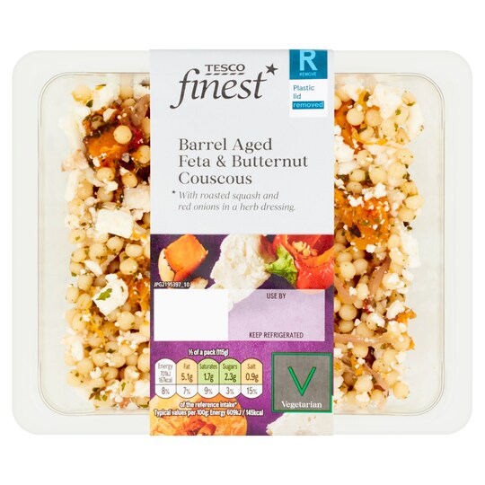 Tesco Finest Feta & Butternut Couscous Salad 230G Tesco Groceries