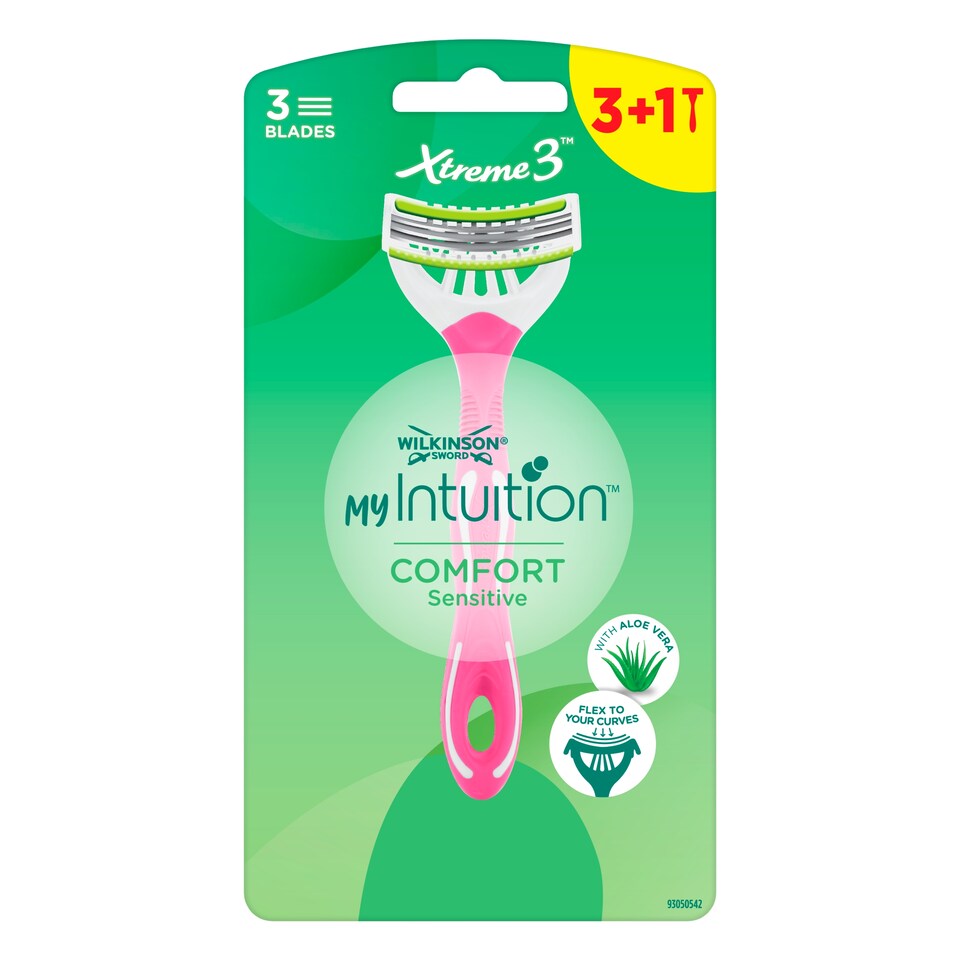Wilkinson Sword My Intuition Xtreme 3 Comfort Sensitive eldobható borotva 4 db