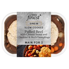 Tesco Finest Pulled Beef With Chianti Sauce 600g