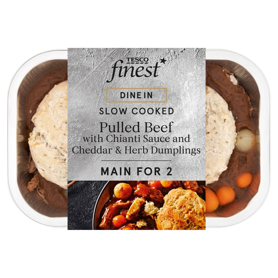 Tesco Finest Pulled Beef With Chianti Sauce 600g