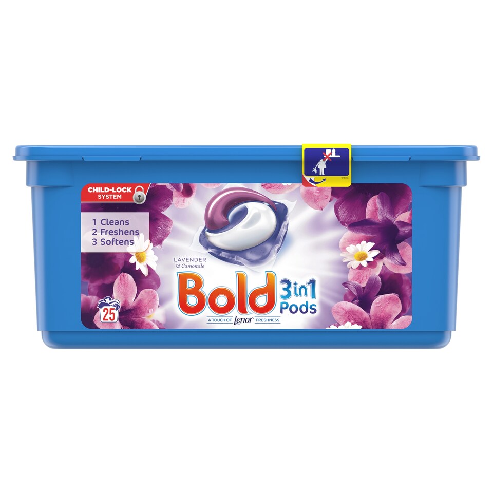 Bold 3In1 Pods Lavender 25 Washes