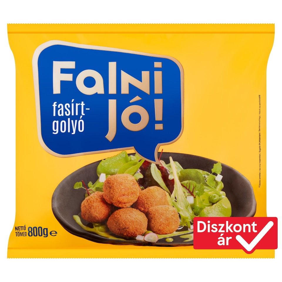 image 1 of Falni Jó! Quick-Frozen Breaded, Pre-Fried Meatballs 800 g